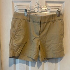 J Crew Women's Tan Chino Shorts